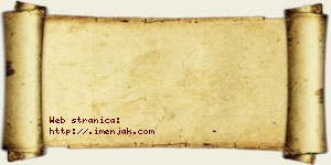 Anđela Zakić vizit kartica